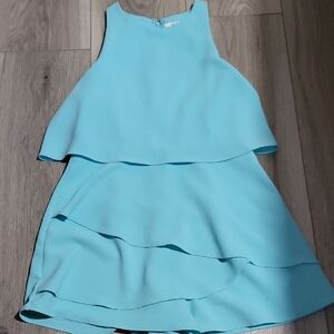 DO+BE Aqua Layered Mini Dress